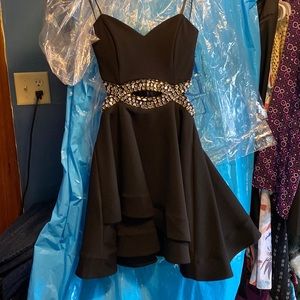Formal short dress. Worn for homecoming